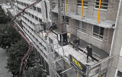 Blacony building drone 2 gray