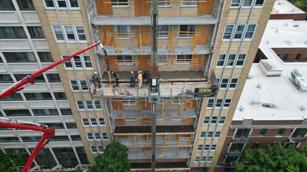 Blacony building drone 1 RBA Construction